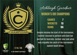 2022-23 Cricket Traders Champions - C 14 - Ashleigh Gardener - Womens ODI Champions