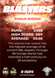 2022-23 Cricket Traders Blasters - B 15 - Shaun Marsh - Melbourne Renegades