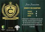 2022-23 Cricket Traders Champions - C 17 - Jess Jonassen - Womens ODI Champions