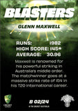 2022-23 Cricket Traders Blasters - B 02 - Glenn Maxwell - Australia