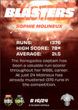 2022-23 Cricket Traders Blasters - B 16 - Sophie Molineux - Melbourne Renegades