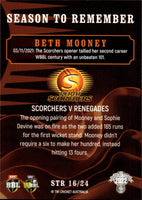 2022-23 Cricket Traders Season To Remember - STR 16 - Beth Mooney - Perth Scorchers