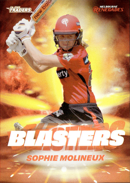 2022-23 Cricket Traders Blasters - B 16 - Sophie Molineux - Melbourne Renegades