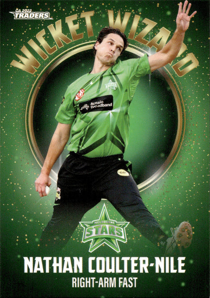 2022-23 Cricket Traders Wicket Wizards - WW 17 - Nathan Coulter-Nile - Melbourne Stars