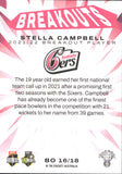 2022-23 Cricket Traders Breakouts - BO 16 - Stella Campbell - Sydney Sixers