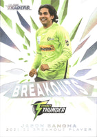 2022-23 Cricket Traders Breakouts - BO 17 - Jason Sangha - Sydney Thunder