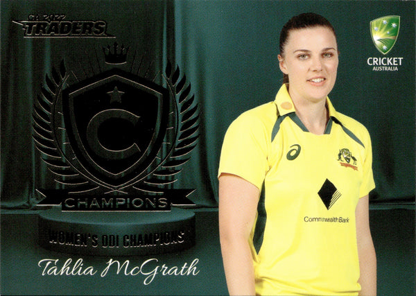 2022-23 Cricket Traders Champions - C 20 - Tahlia McGrath - Womens ODI Champions