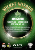 2022-23 Cricket Traders Wicket Wizards - WW 18 - Kim Garth - Melbourne Stars