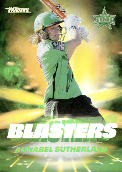 2022-23 Cricket Traders Blasters - B 18 - Annabel Sutherland - Melbourne Stars