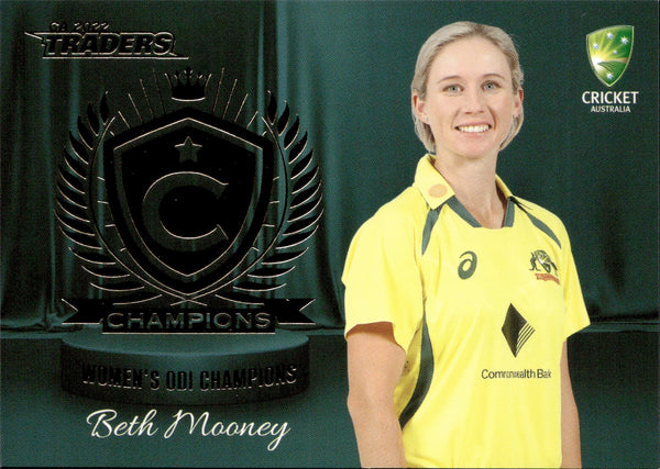 2022-23 Cricket Traders Champions - C 21 - Beth Mooney - Womens ODI Champions