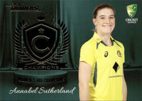 2022-23 Cricket Traders Champions - C 24 - Annabel Sutherland - Womens ODI Champions