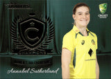 2022-23 Cricket Traders Champions - C 24 - Annabel Sutherland - Womens ODI Champions