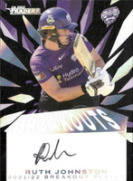 2022-23 Cricket Traders Breakouts Signature - BOS 4 - Ruth Johnston - 26/50