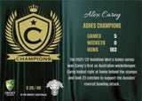 2022-23 Cricket Traders Champions - C 26 - Alex Carey - Ashes Champions Mens