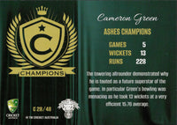 2022-23 Cricket Traders Champions - C 28 - Cameron Green - Ashes Champions Mens