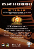 2022-23 Cricket Traders Season To Remember - STR 18 - Mitchell Marsh - Perth Scorchers