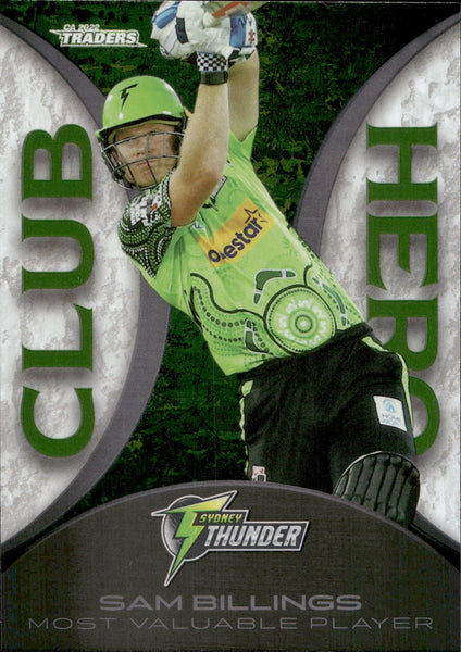 2022-23 Cricket Traders Club Heroes - CH 29 - Sam Billings - Sydney Thunder