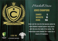 2022-23 Cricket Traders Champions - C 35 - Mitchell Starc - Ashes Champions Mens