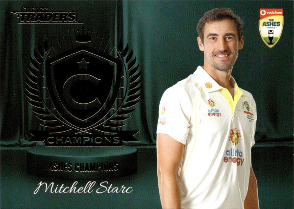 2022-23 Cricket Traders Champions - C 35 - Mitchell Starc - Ashes Champions Mens