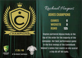 2022-23 Cricket Traders Champions - C 39 - Rachael Haynes - Ashes Champions Womens