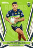 2023 NRL Titanium Common Card - 017 - Matthew Timoko - Canberra Raiders