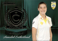 2022-23 Cricket Traders Champions - C 48 - Annabel Sutherland - Ashes Champions Womens