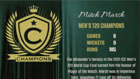 2022-23 Cricket Traders Champions - C 5 - Mitchell Marsh - Men's T20 Champions