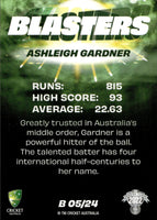 2022-23 Cricket Traders Blasters - B 05 - Ashleigh Gardner - Australia