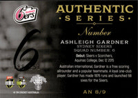 2022-23 Cricket Traders Authentics Number - AN 08 - Ashleigh Gardner - 188/251