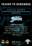 2022-23 Cricket Traders Season To Remember - STR 01 - Darcie Brown - Adelaide Strikers