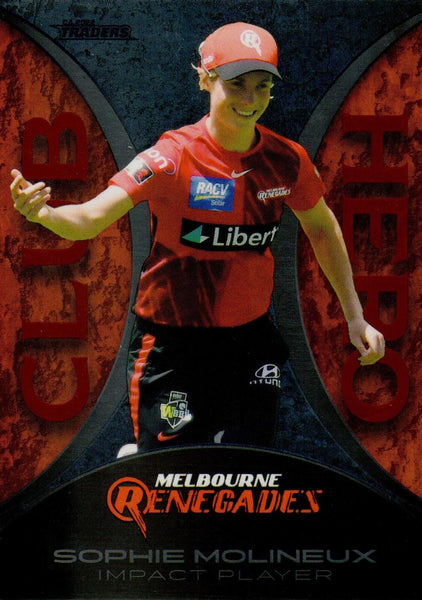 2022-23 Cricket Traders Club Heroes Parallel - CHP 16 - Sophie Molineux - 46/70