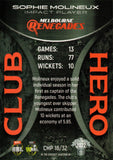 2022-23 Cricket Traders Club Heroes Parallel - CHP 16 - Sophie Molineux - 37/70